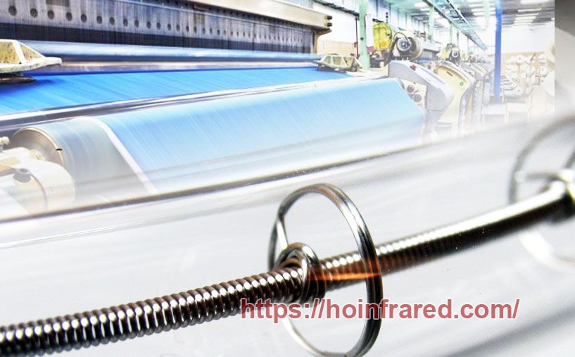 Infrared heating tube for plastic bending