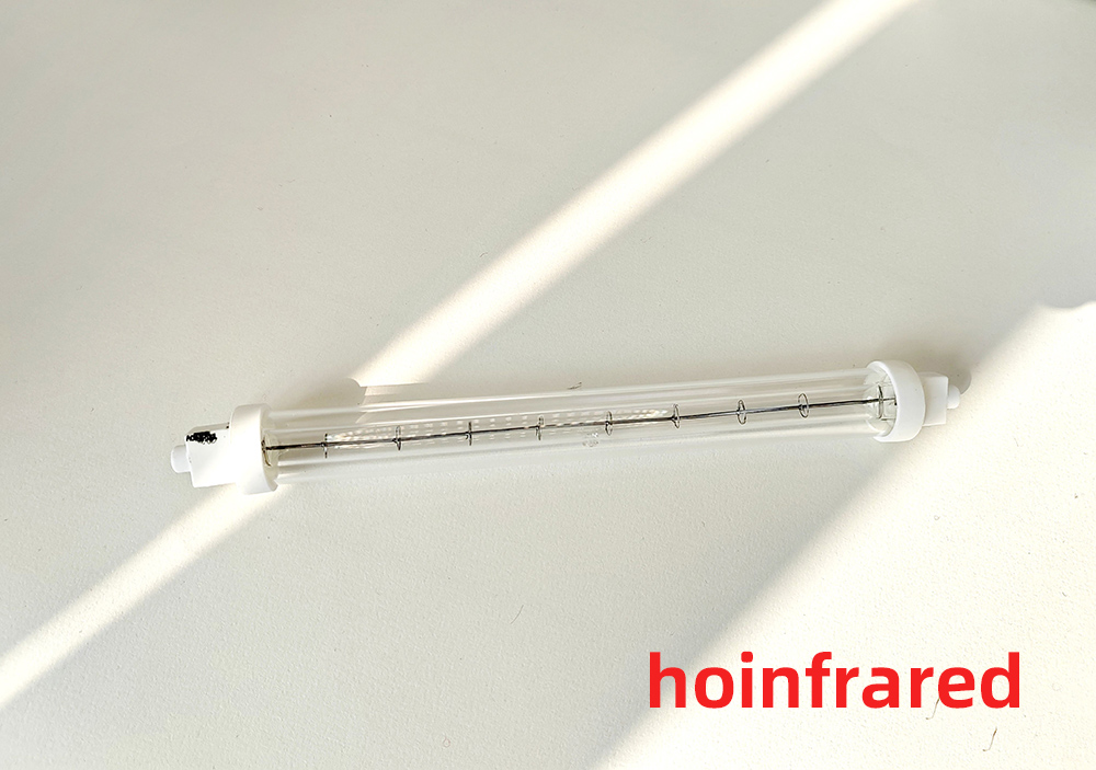 ΦInner 10mm +ΦOuter 20mm  220mm 220V-240V 300w Clear IR heat lamp