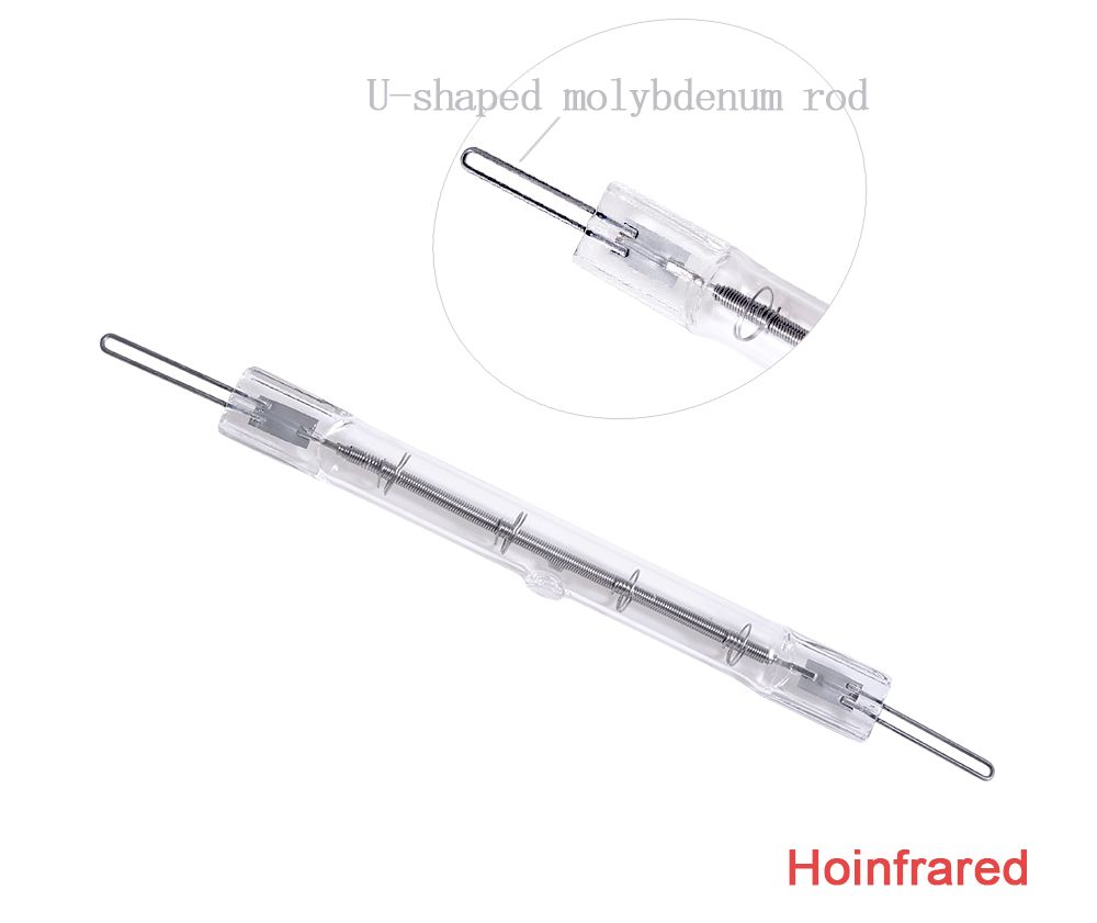 Φ10mm*189mm 220V-240V 300W U-shaped molybdenum rod infrared heat lamp