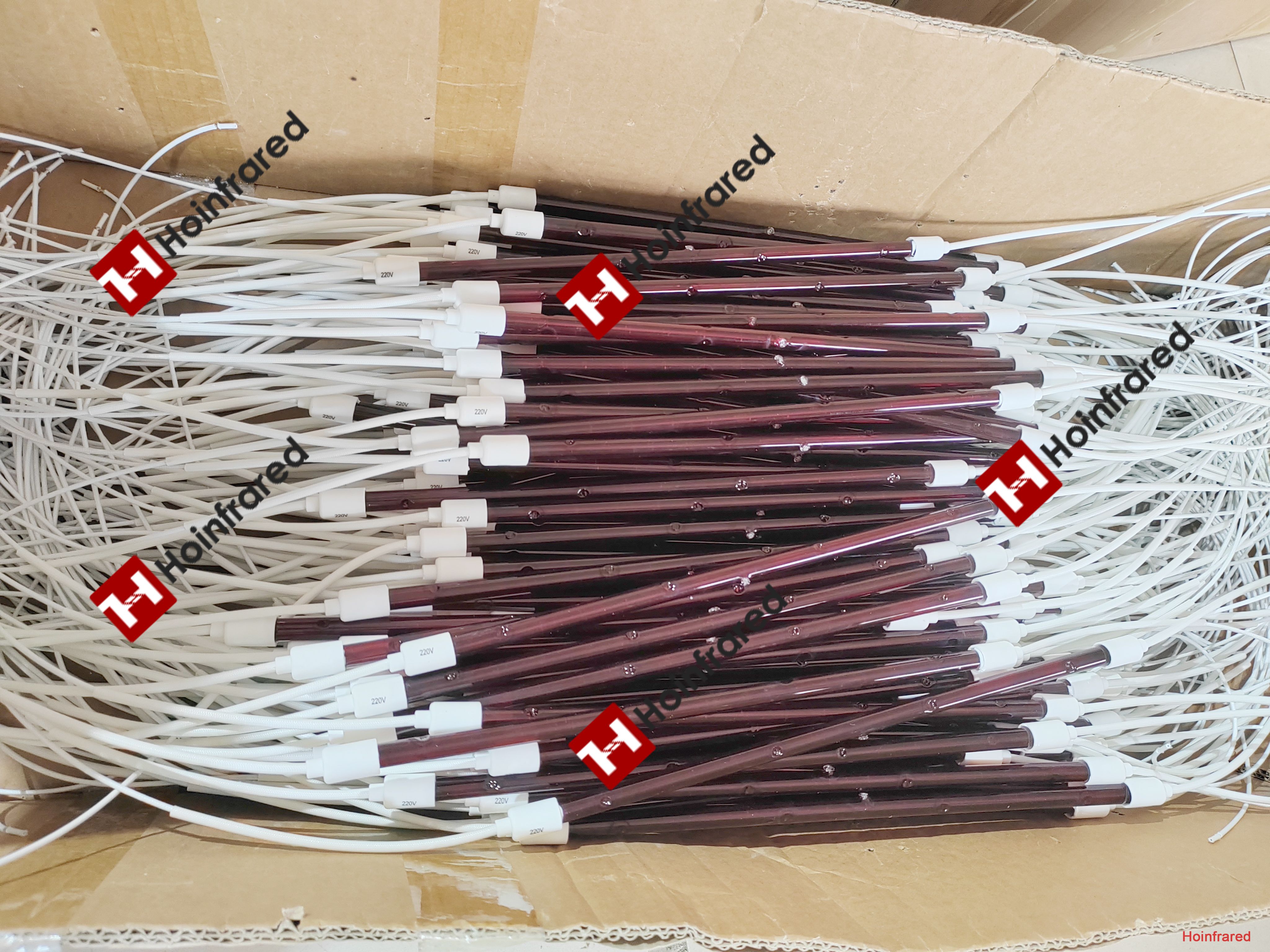 Infrared heaters are applied in the curing of textile printing and leather