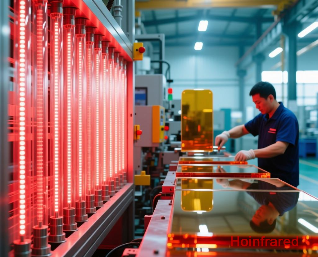 Application cases of infrared heating lamps in the glass industry